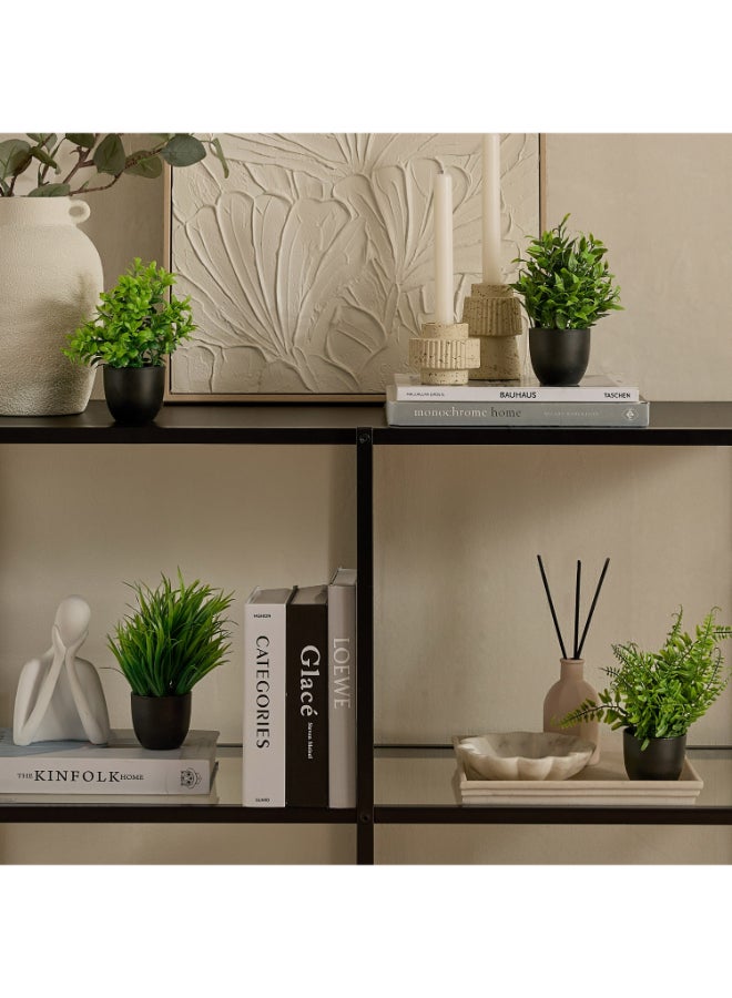 Home Box Evergreen Mini Artificial Succulent Greenery Set of 4 - Image 4